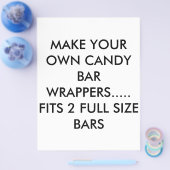 8.1/2 X 11 KANDY-BAR-WRAPPER FLYER (Einzeln)