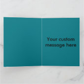 8 1/2" X 11" kundengerechte Grußkarte, Pelikan Karte (Innenseite)