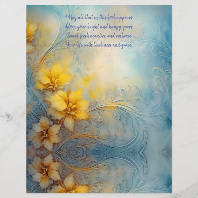 8 1/2x11" Scrapbook, Junk Journal, Decoupage (Vorderseite)