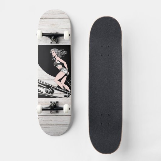 8 1/8" Board Babe Design Skateboard Deck (Vorderseite)