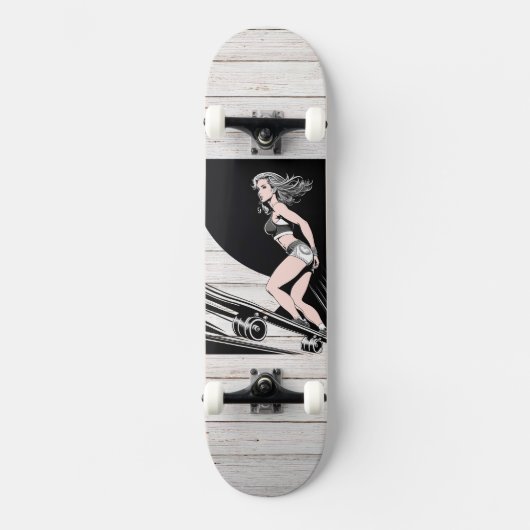 8 1/8" Board Babe Design Skateboard Deck (Vorderseite)