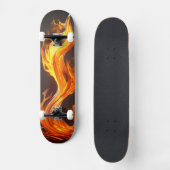 8 1/8" Flame Skateboard (Vorderseite)
