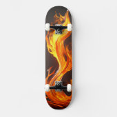 8 1/8" Flame Skateboard (Vorderseite)