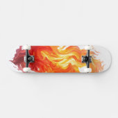 8 1/8" Flammenskateboard Skateboard (Horizontal)