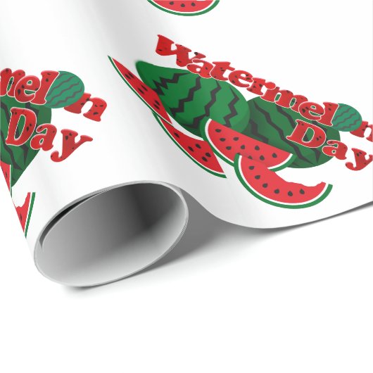 8-3 Watermelon Day Geschenkpapier (Rolleneckpunkt)