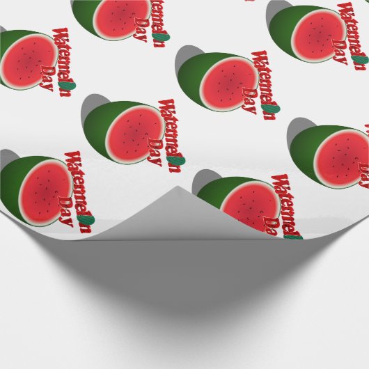 8-3 Watermelon Day Geschenkpapier (Ecke)