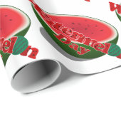 8-3 Watermelon Day Geschenkpapier (Rolleneckpunkt)
