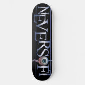 8,5 graues Neversoft-Skateboard-Deck Skateboard (Vorderseite)