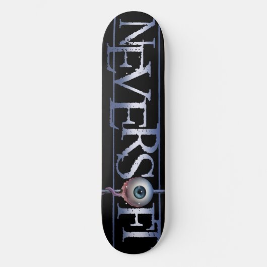 8,5 graues Neversoft-Skateboard-Deck Skateboard (Vorderseite)