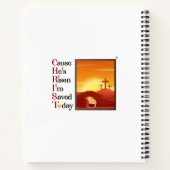 8.5 x11 Christ Acronym Spiral Notebook Notizblock (Rückseite)