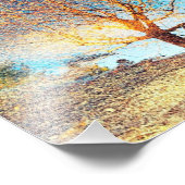 8.5 "x11"-Foto drucken | | Cherry Tree Puddle Fotodruck (Ecke)