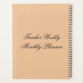 8.5"x11" Wendelwochenplaner Planer (Rückseite)