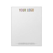 8.5 x 11 Editor für benutzerdefinierte Buchstabeng Notizblock (Rotiert)