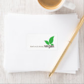 8.5 X 11 Etikettierblätter, Vegan Adressaufkleber (Insitu)
