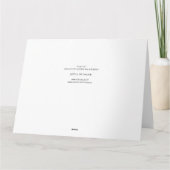 8.5 x 11 Faltkarte (Engel-Dan) Karte (Rückseite)