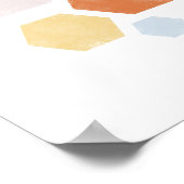 8,5" x 11", farbiges Shape-Poster Poster (Ecke)