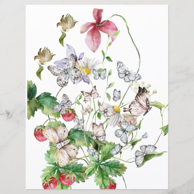 8,5" x 11" Flachpapier (Vorderseite)