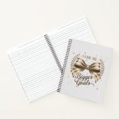 8,5" x 11" Hardcover Spiral Notebook Notizblock (Innenseite)