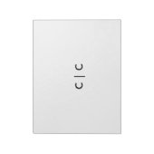 8,5" x 11" notizblock (Rotiert)