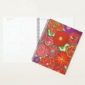 8,5" x 11" Planer mit roten Blumen (Anzeige)