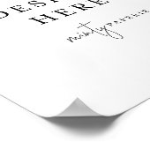 8,5" x 11" Poster - Portrait (Ecke)