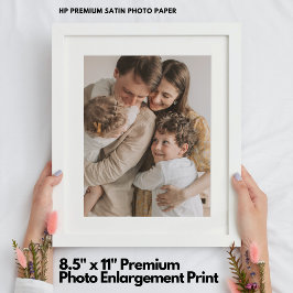 8,5" x 11" Premium-Foto-Erweiterung Print Fotodruck