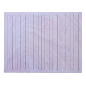 8.5" x 11" Purple Marble Black Lined Wide Ruled Notizblock (Vorderseite)