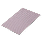 8,5" x 11" Rustikale Mauve Blue Lines Uni Notizblock (angewinkelt)
