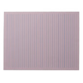 8,5" x 11" Rustikale Mauve Blue Lines Uni Notizblock (Vorderseite)