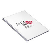 8.5 x 11 Spiral-Notebook Notizblock (Rechte Seite)