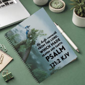 8.5 x 11 Spiral Notebook Psalm 121:2 KJV Notizblock