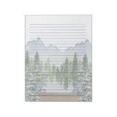 8.5 x 11 Texteditor zum Schreiben von Buchstaben Notizblock (Rotiert)