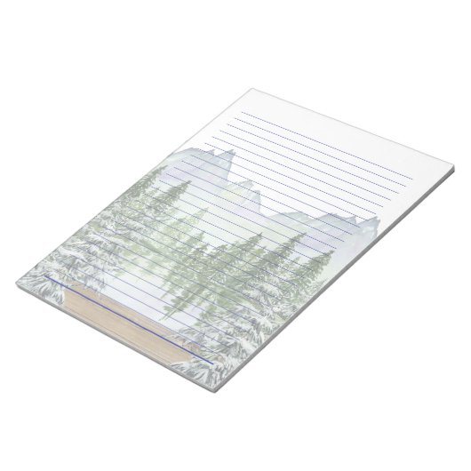 8.5 x 11 Texteditor zum Schreiben von Buchstaben Notizblock (angewinkelt)