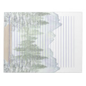 8.5 x 11 Texteditor zum Schreiben von Buchstaben Notizblock (Vorderseite)