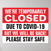 8,5" x 11", vorübergehend rotes Papier Poster (Vorne)