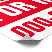 8,5" x 11" Wohnung für Mietpapier Poster (Ecke)