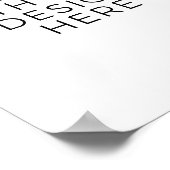 8,5 x 11" Zeichen-/Posterdruck (Vertikal) Poster (Ecke)