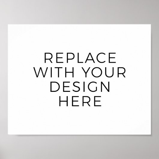 8,5 x 11 Zoll (horizontal) Poster (Vorne)