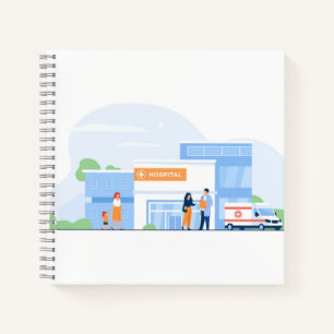 8,5" x 8,5" Spiralblock Notizblock