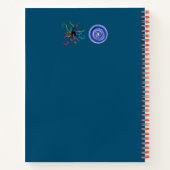 8,5x11 Hardcover Yin Yang Luci Michael Notebook Notizblock (Rückseite)