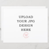 8.5x11 Kartenbestand (Vorne/Hinten)