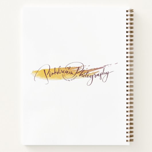 8.5x11-Notebook Notizblock (Rückseite)