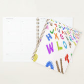 8.5x11 Spiral-Notebook - Bildung Alphabet Planer (Anzeige)