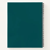 8.5x11 Spiral Notebook Eire Kariert Notizblock (Rückseite)