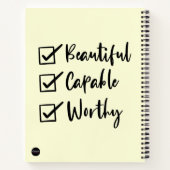 8.5x11-Spiral-Notebook Notizblock (Rückseite)