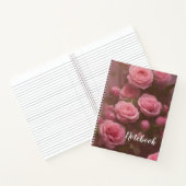 8.5x11 Spiral-Notebook - Rose Notizblock (Innenseite)