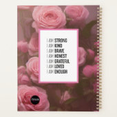 8.5x11 Wochen- und Monatsplaner - nicht datiert Planer (Rückseite)