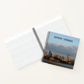 8.5X8.5 Spiral Notebook - Skyline von Memphis, TN. Notizblock (Innenseite)