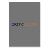 8,89 cm x 12,7 cm tischnummer (Vorderseite)