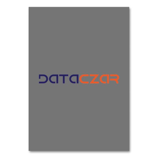 8,89 cm x 12,7 cm tischnummer (Vorderseite)